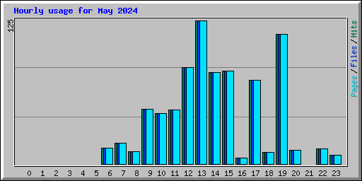 Hourly usage for May 2024